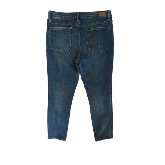 Women 31 Judy Blue Los Angeles Denim Relaxed Fit Jeans Pants Ankle Cropped - Picture 3 of 5